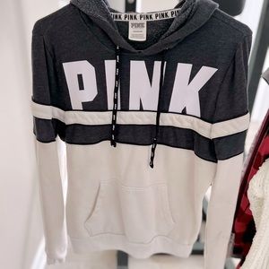 Pink/ Gray Vs hoodie. No rips/ No tears. Good condition.